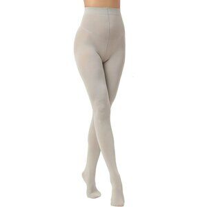 Women Grey Soft Opaque Tights EVERSWE Stretchy Comfortable Fashion Hosiery